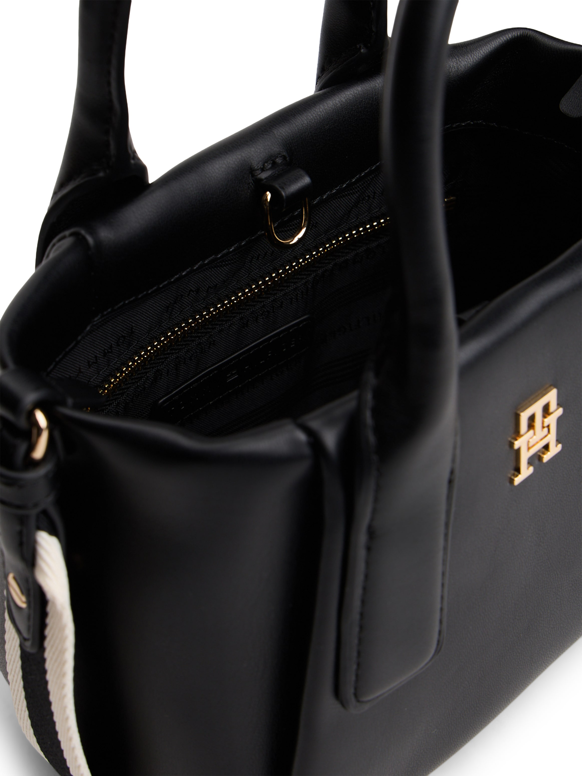 Tommy Hilfiger Tragetasche »TH ESSENTIAL MINI TOTE« Damen Handtasche, Umhängetasche, Schultertasche mit edlem TH-Logo
