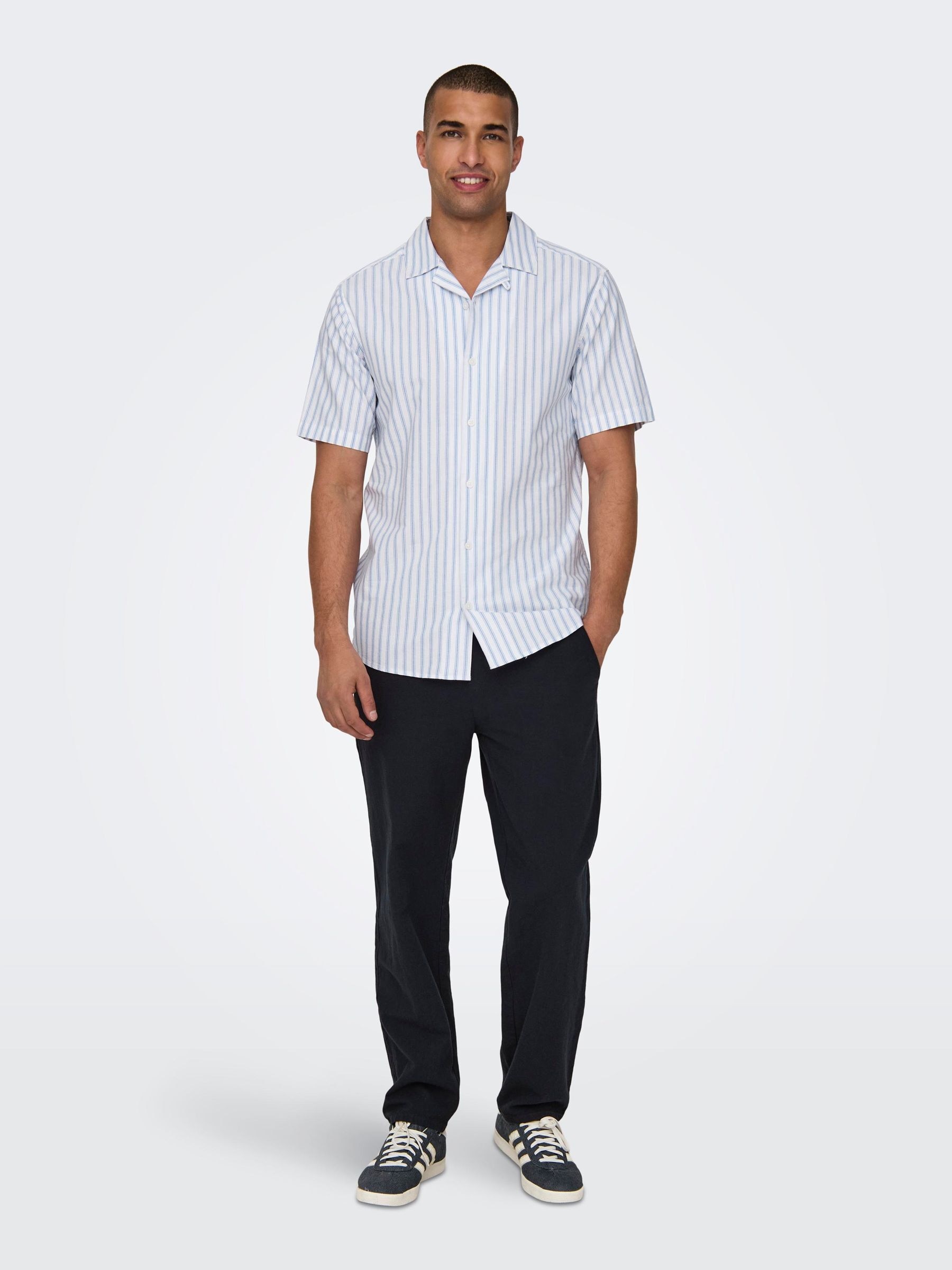 ONLY & SONS Trainingshose »ONSSINUS LOOSE 0007 COT LIN PANT NOOS«