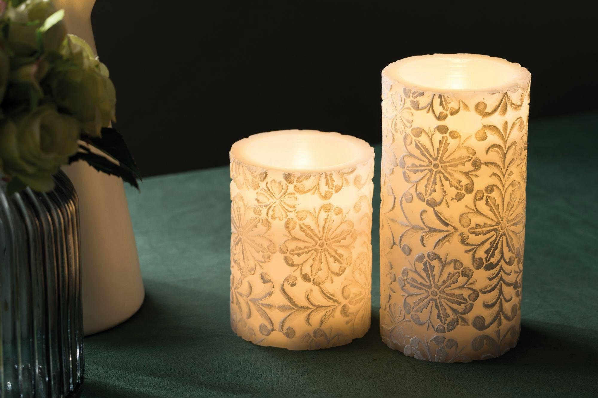 Pauleen LED Dekolicht »LED-Kerze, Wachskerze Little Lilac Candle, 2er Set«