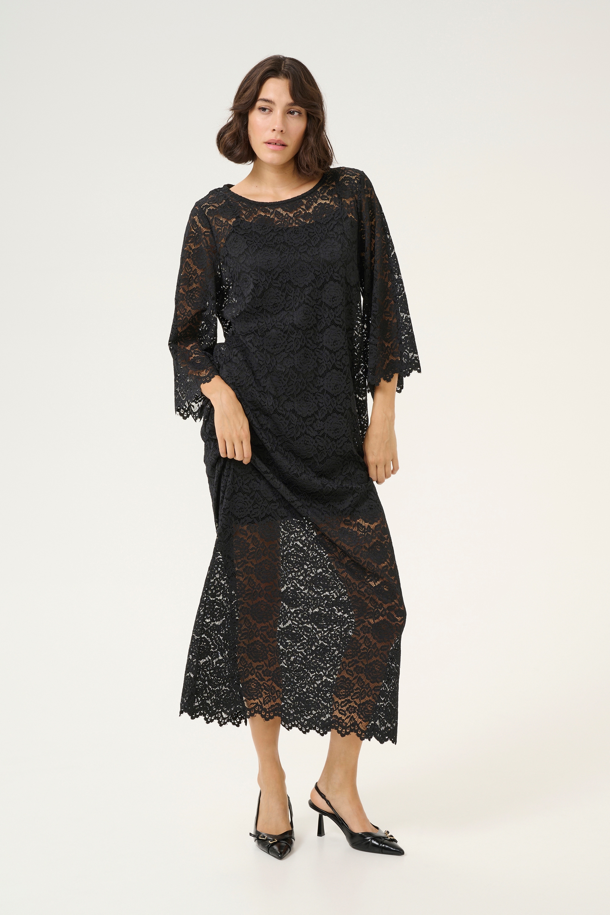 KAFFE Midikleid »Kleid KAjaiden«