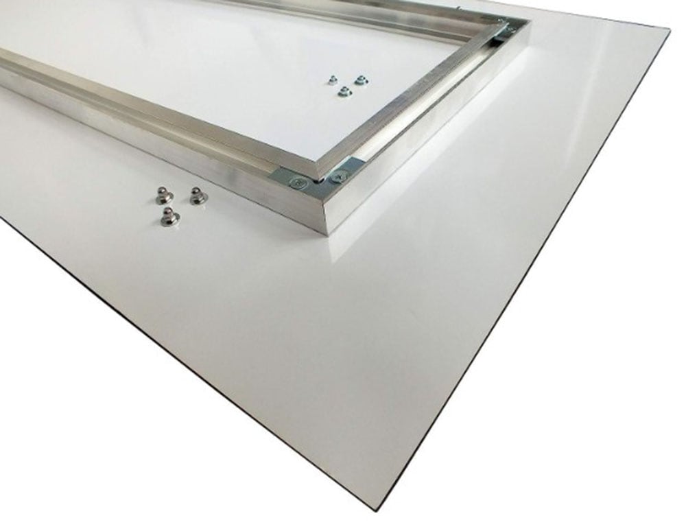 queence Garderobenpaneel »Wandgarderobe  mit Motiv Abstrakt Palmen Wald inkl. Edelstahlhaken« 1 Stk. tlg. HD Premium Druck auf Acrylglas