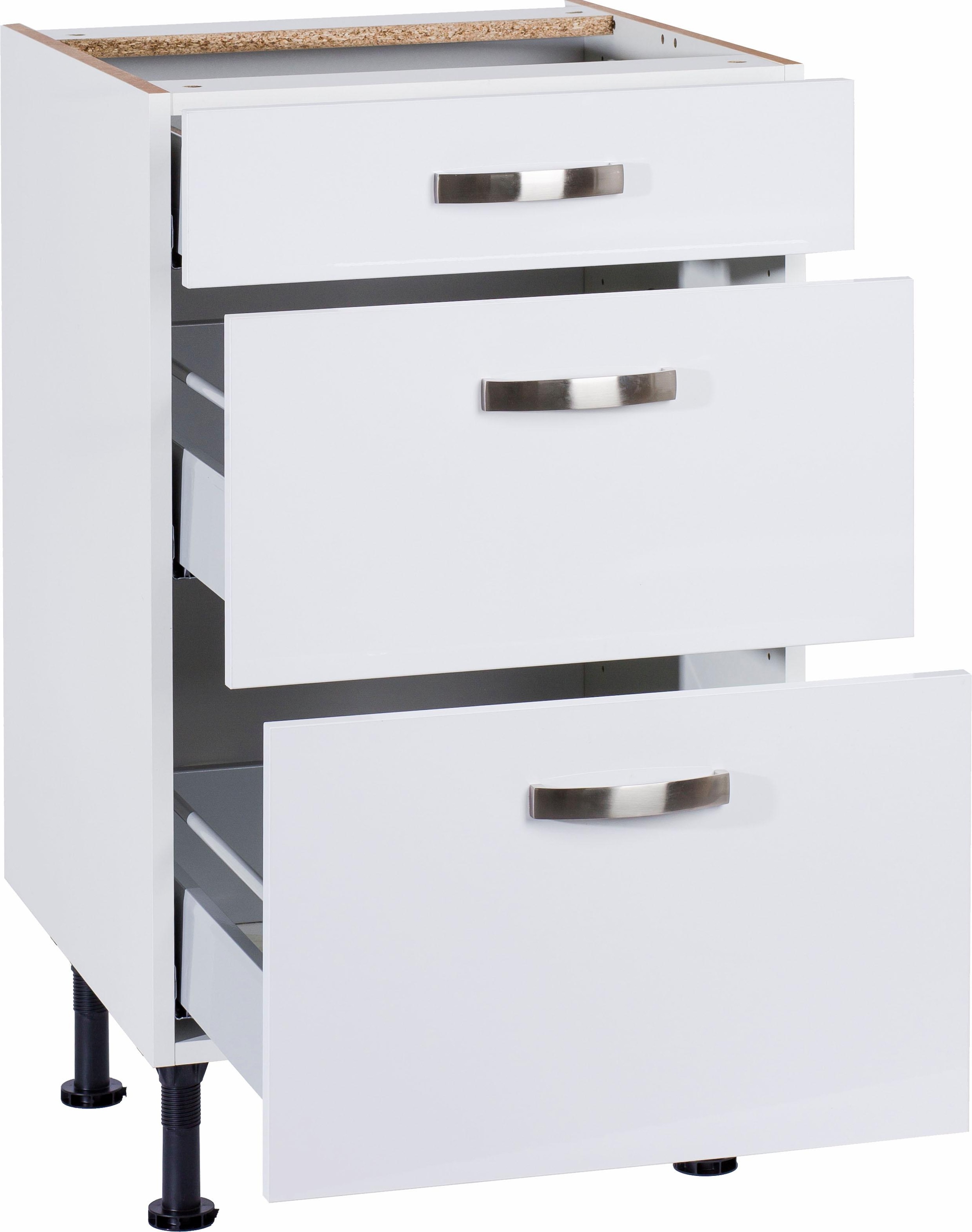 KOCHSTATION Unterschrank »KS-Cara«, Breite 50 cm, mit Vollauszügen und Soft-Close-Funktion