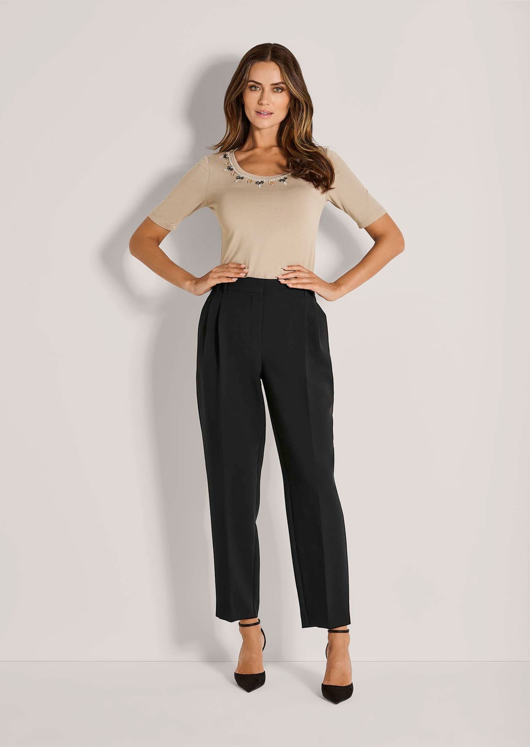 MADELEINE Bundfaltenhose »Chinohose Bundfaltenhose mit Stretch-Komfort«  Hose mit Bundfalte