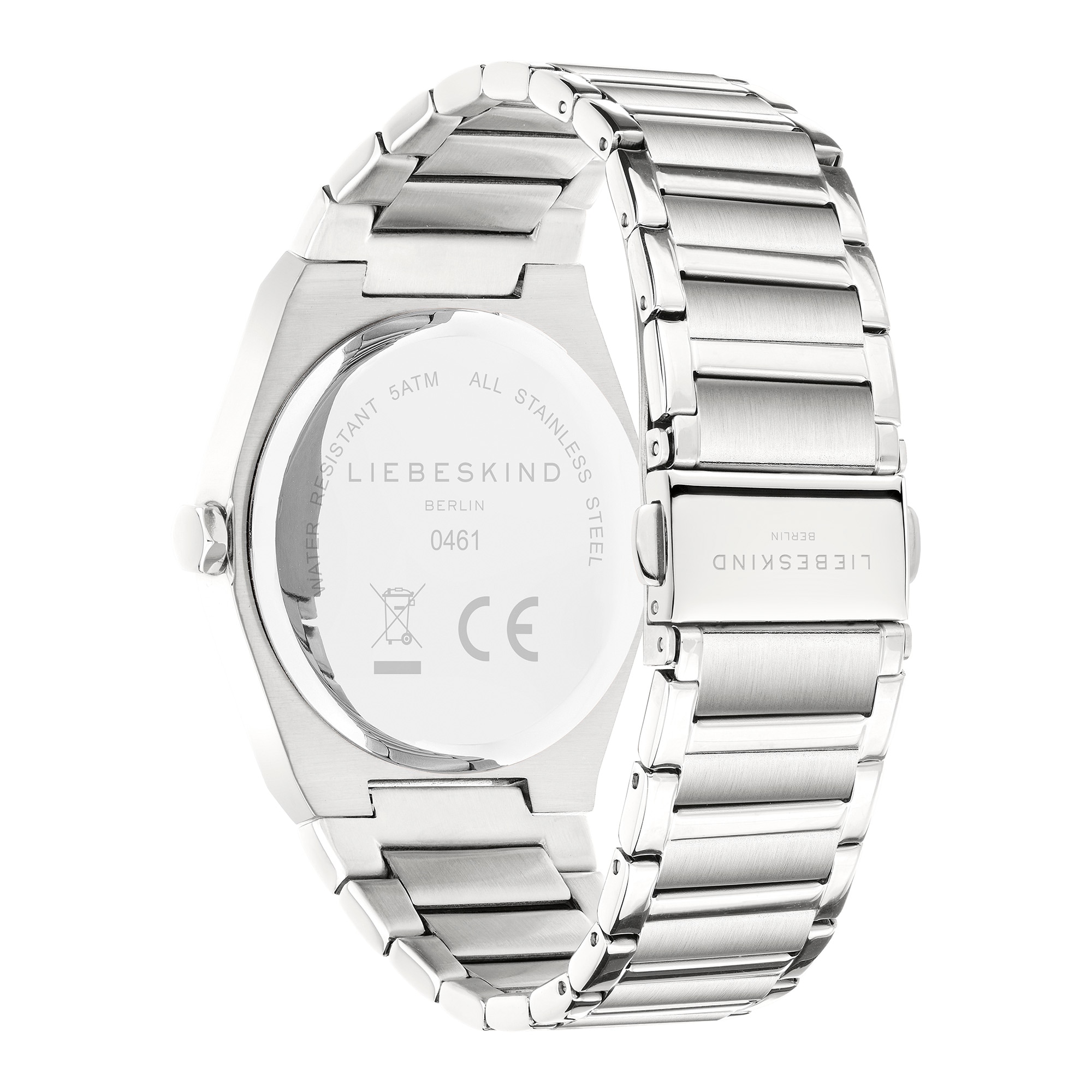 Liebeskind Berlin Quarzuhr »Minimalist 48 mm« Armbanduhr, Damenuhr, Herrenuhr, Edelstahlarmband, analog