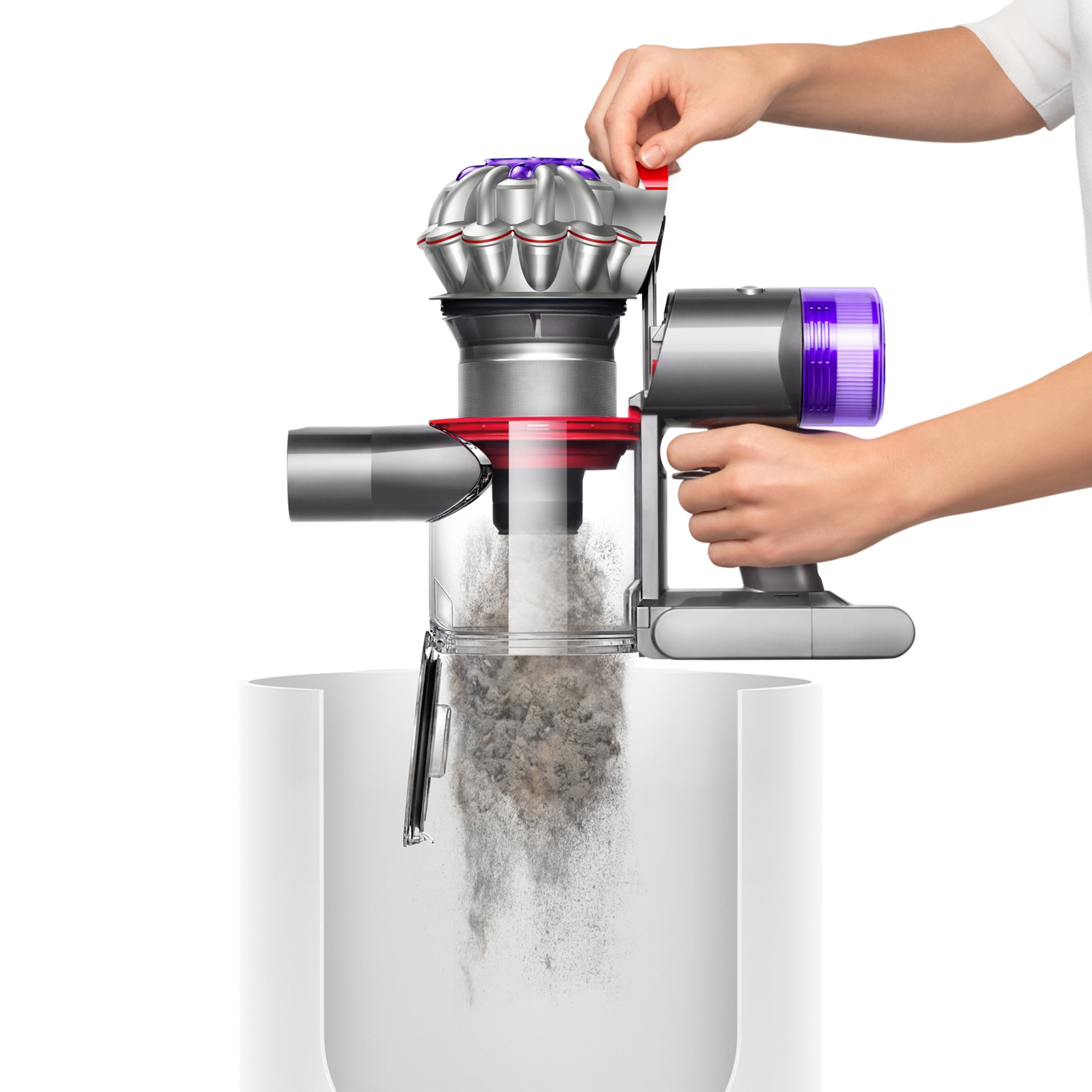 DYSON Akku-Hand-und Stielstaubsauger »V8 Origin (Silber/Violett)«