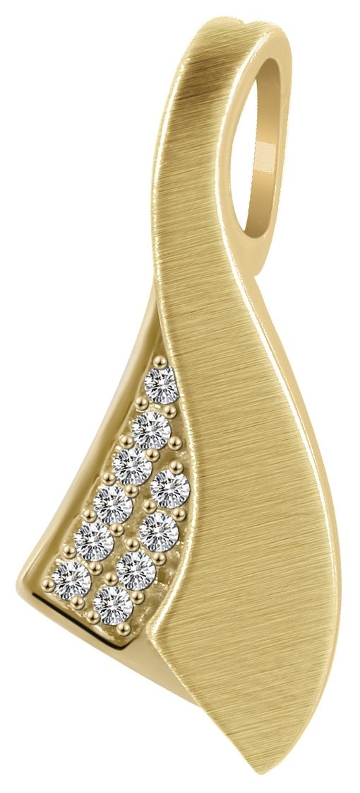 Adelia´s Kettenanhänger »Damen Anhänger aus 333 Gold mit Zirkonia«