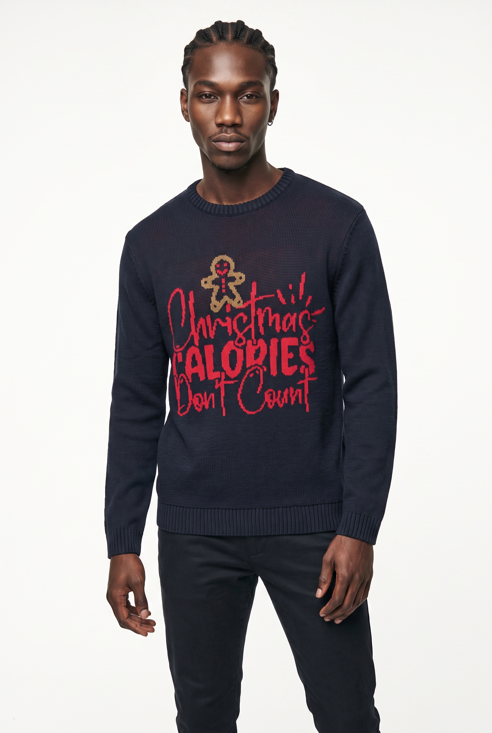 ONLY & SONS Rundhalspullover »ONSX-MAX REG TEXT CREW KNIT«