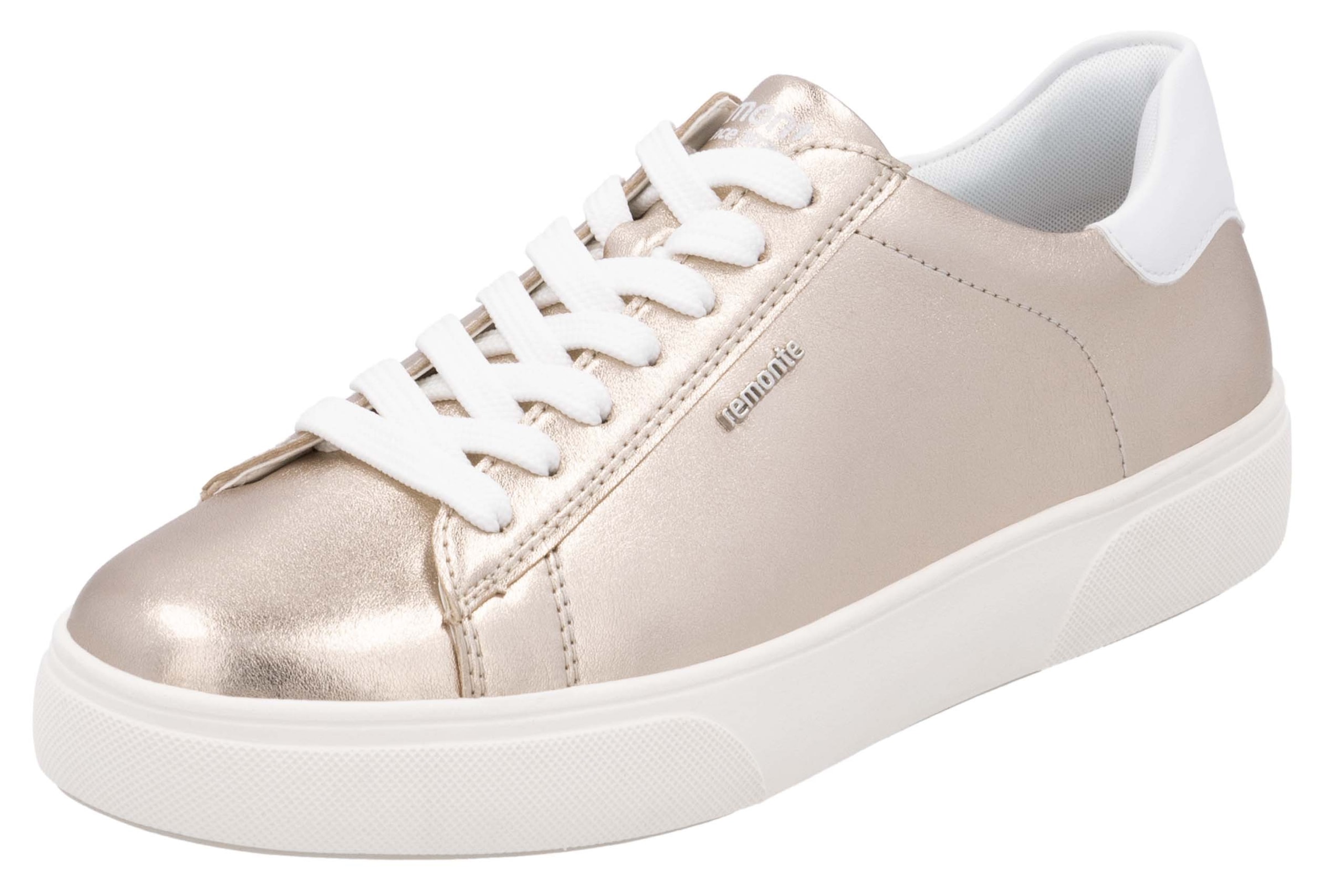 Remonte Plateausneaker, Schnürschuh, Freizeitschuh, Halbschuh mit Kontrastbesatz
