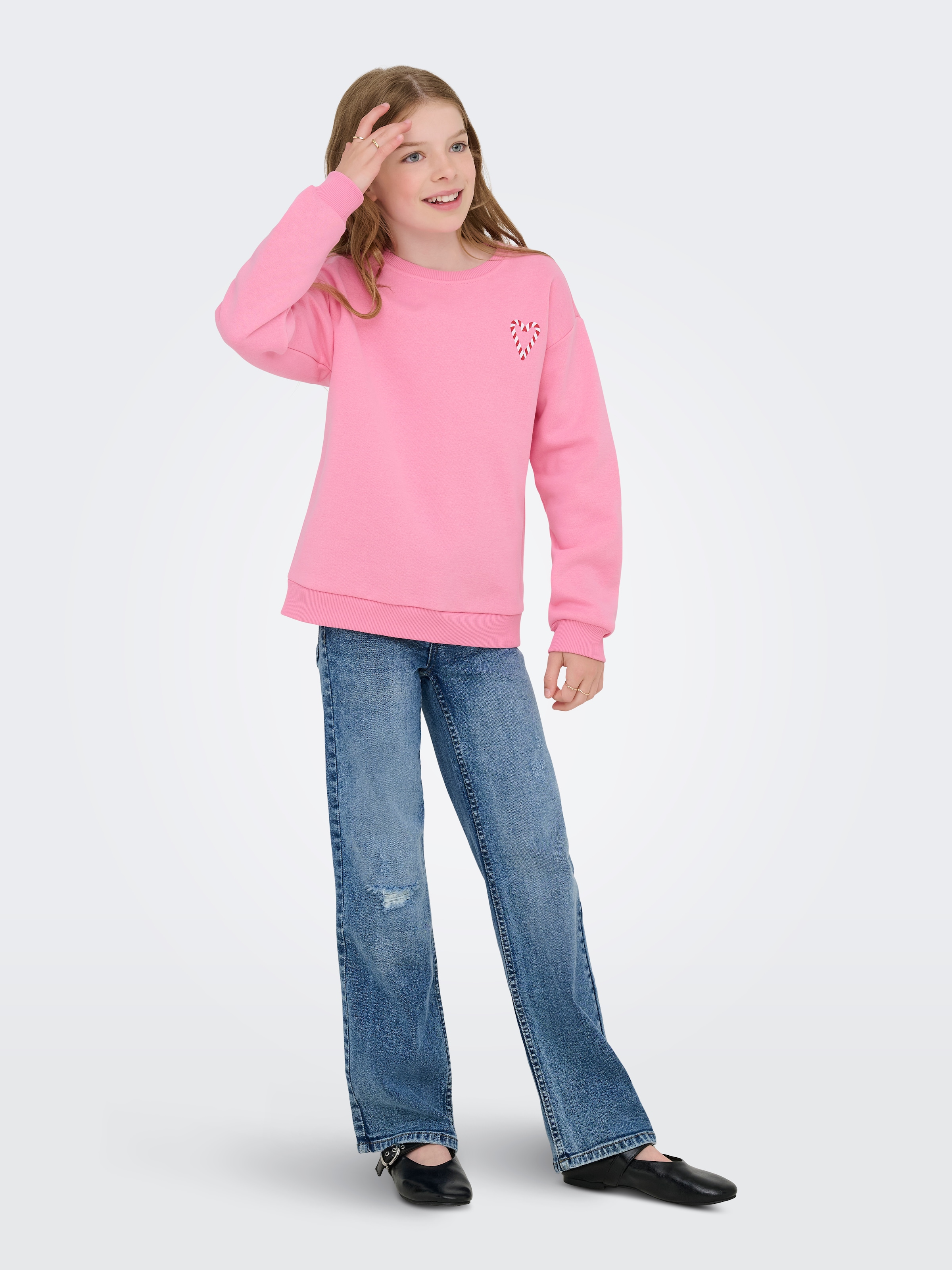 KIDS ONLY Sweatshirt »KOGZENJA LIFE XMAS BOXY L/S BOX SWT«
