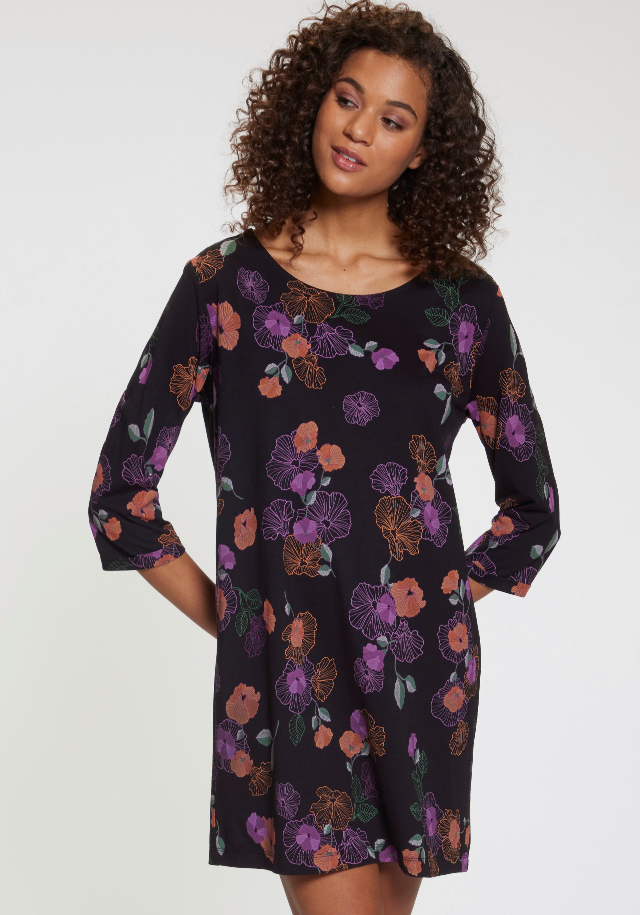 Vivance Dreams Nachthemd, mit Blumen-Druck