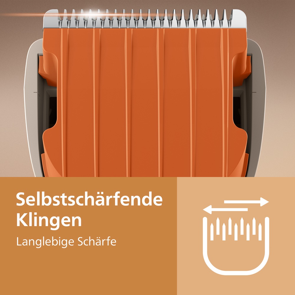 Philips Haarschneider »Serie 3000 HC3734/15« 1 Aufsätze 9 Längeneinstellungen, Trim-and-Flow