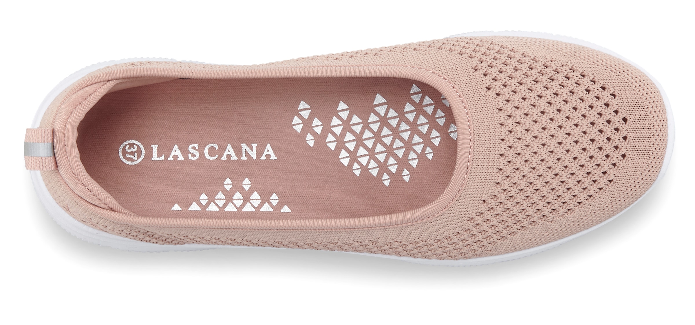 LASCANA Sneaker Ballerinas, ultraleichter Slipper, Freizeitschuh zum Reinschlüpfen VEGAN