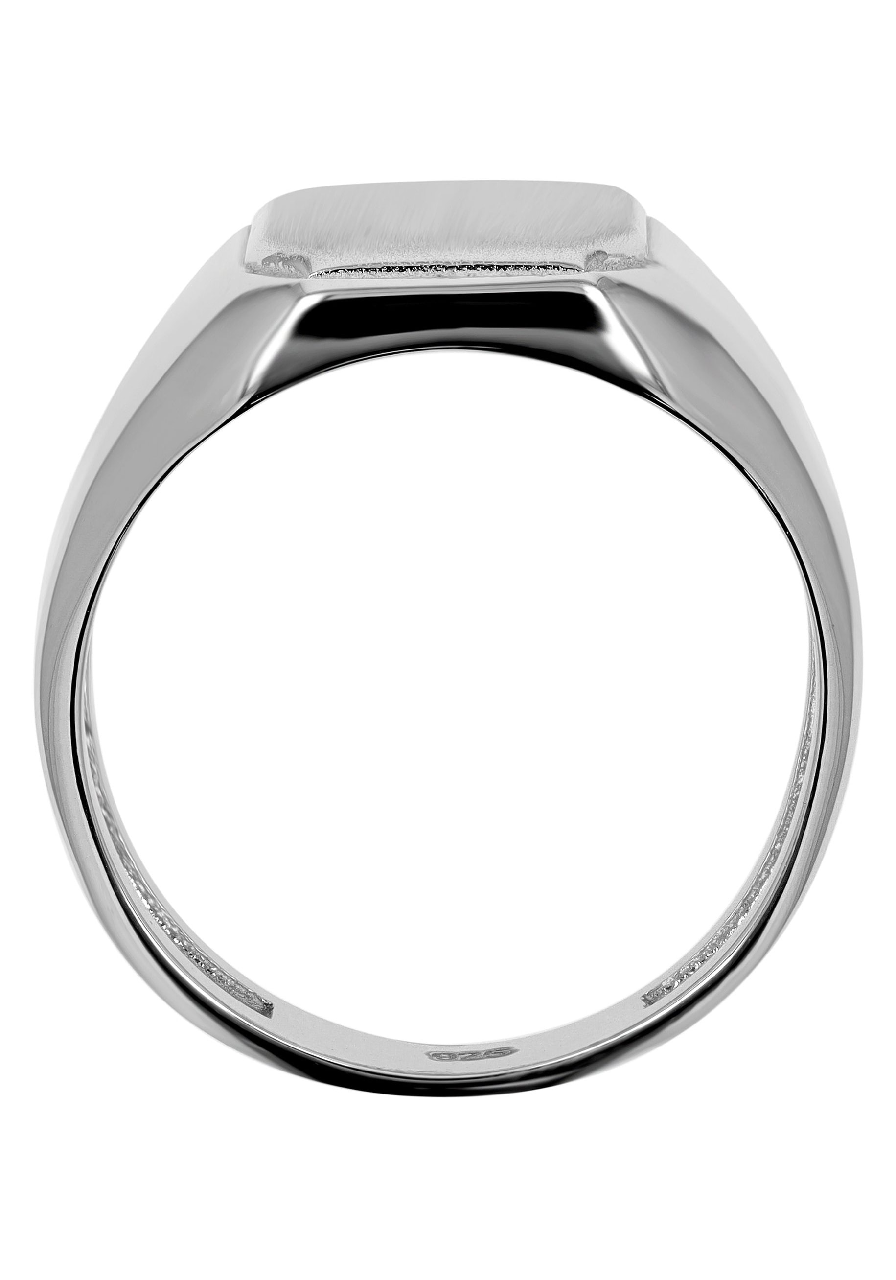 AKZENT Siegelring »"Phlox" aus 925 Sterlingsilber, rhodiniert, langlebig, Gr. 58-72«