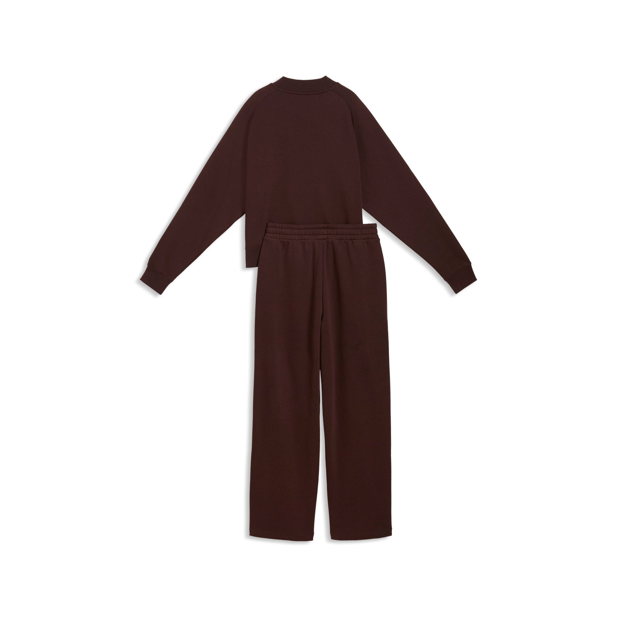 PUMA Trainingsanzug »LOUNGEWEAR STANDARD SWEAT SUITT FL CL« 2 ohne Kapuze