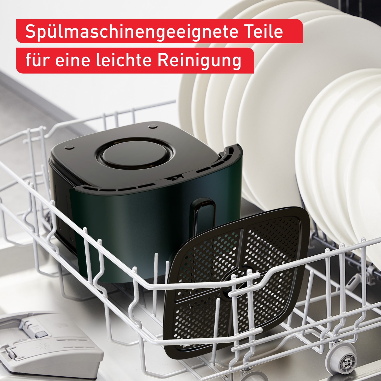 Tefal Heißluftfritteuse »EY2453 Easy Fry Max Digital«, 1500 W, spart Zeit & Energie, intuitiver Touchscreen, 10 Programme, EY2453
