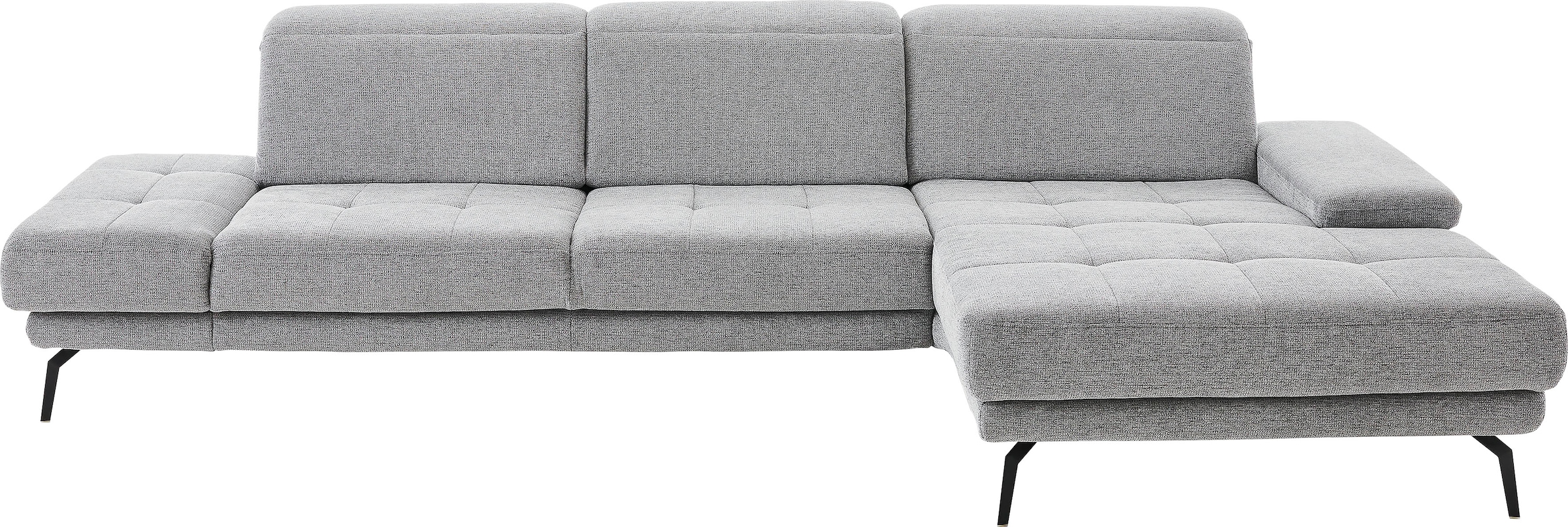 Die PlanBar Ecksofa »MP-IN20126 L-Form«, mit Kopfteilverstellung, optional Sitztiefen- & Armteilverstellung