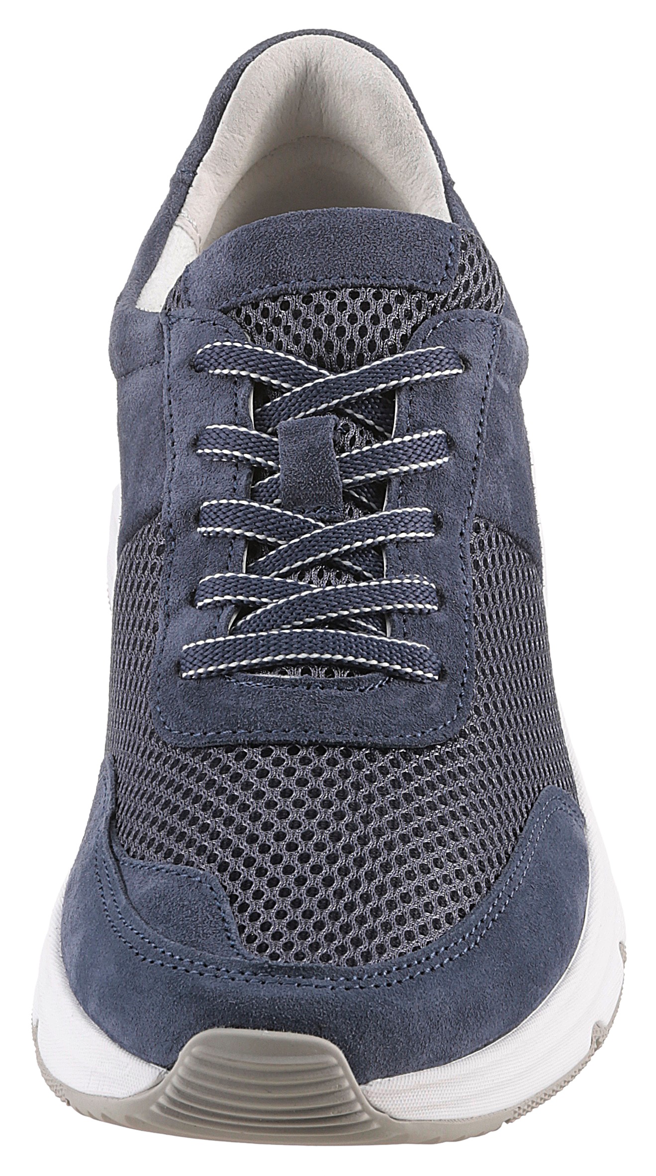Gabor Rollingsoft Keilsneaker, Freizeitschuh, Halbschuh, Schnürschuh, Logoschriftzug an der Ferse