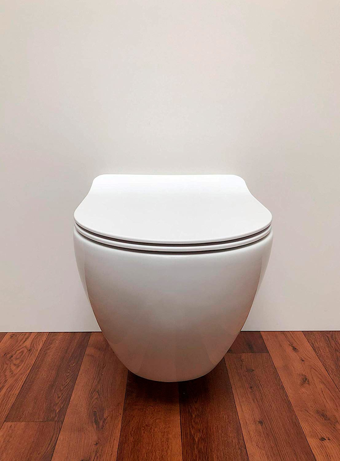 ADOB Tiefspül-WC, (Set), Spülrandlos, inkl. Slim-WC-Sitz und Schallschutzmatte