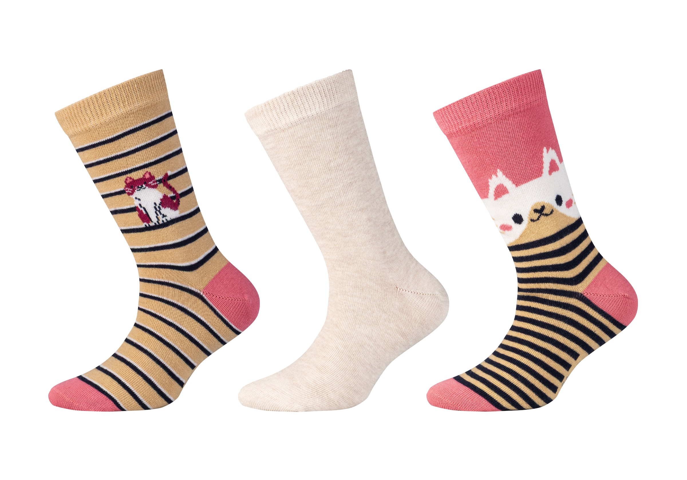 s.Oliver Socken 6 Paar,  für Kinder, mit verstärkter Ferse und Spitze, OCS-zertifiziert