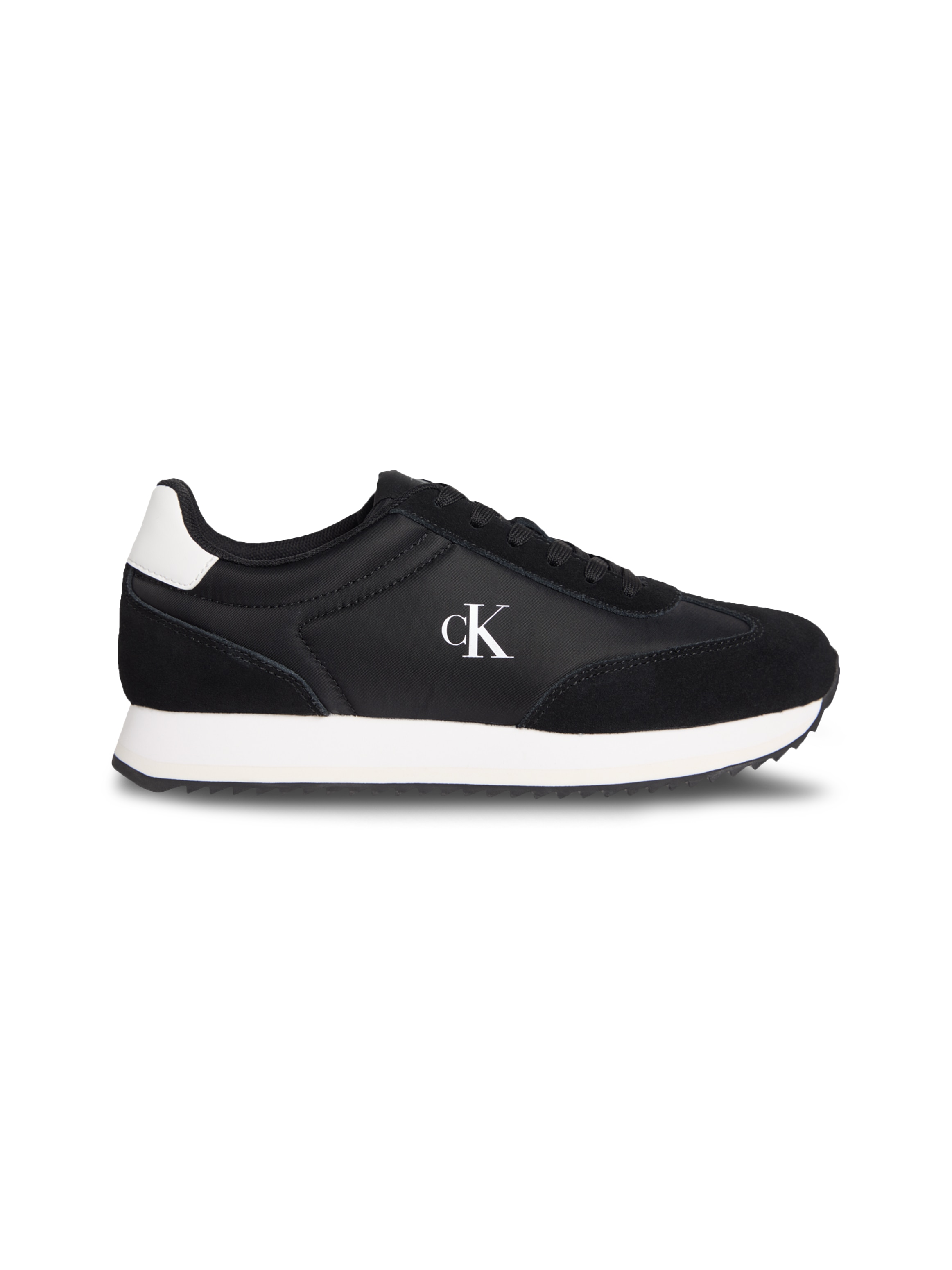 Calvin Klein Jeans Sneaker »RUNNER LACEUP MG NYLON MIX«, Schnürschuh, Halbschuh, Runner-Sneaker mit seitlichem CK-Logo