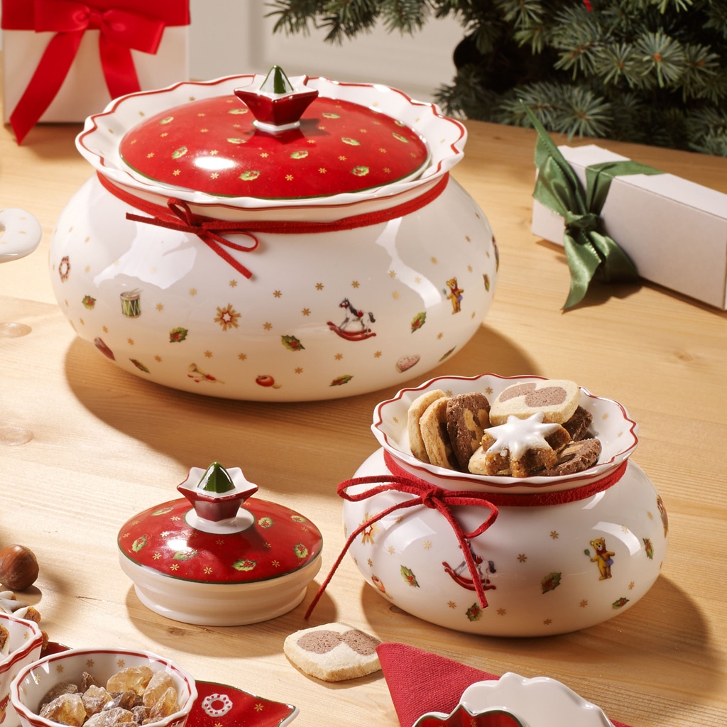 Villeroy & Boch Weihnachtsfigur »Dose Toy's Delight ø 21,4 cm bunt«