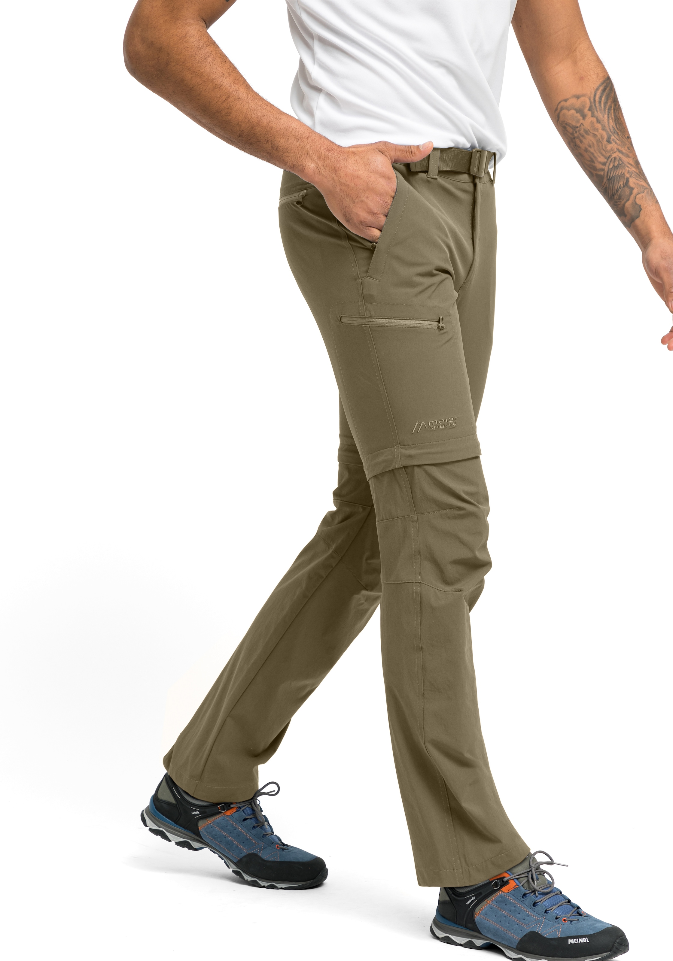 Maier Sports Funktionshose »Tajo 2«, Herren Wanderhose, zipp-off Outdoor-Hose, 4 Taschen, Regular Fit