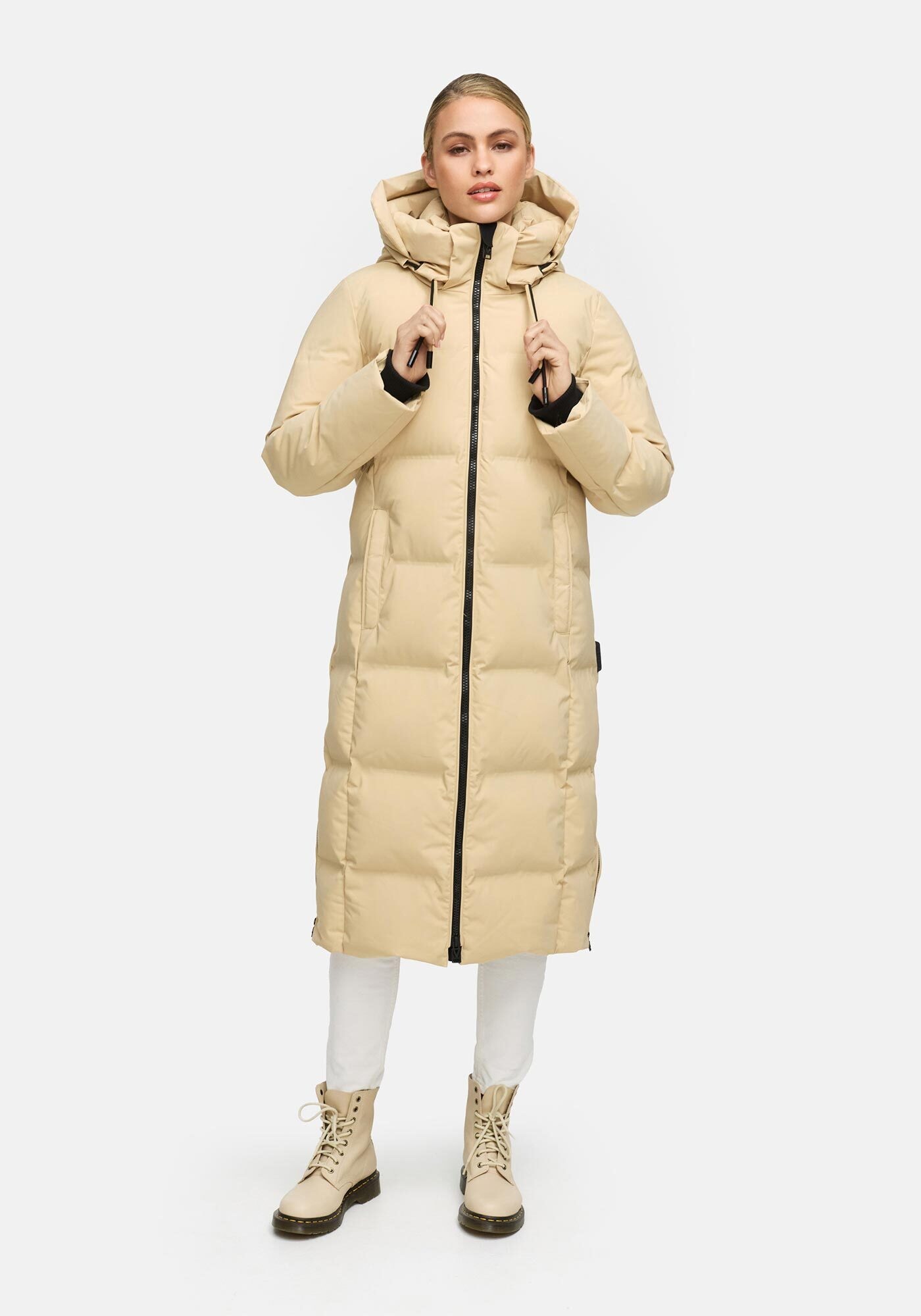 Marikoo Winterjacke »Marikoo Tikoraa Damen lange Winterjacke Steppjacke N102«