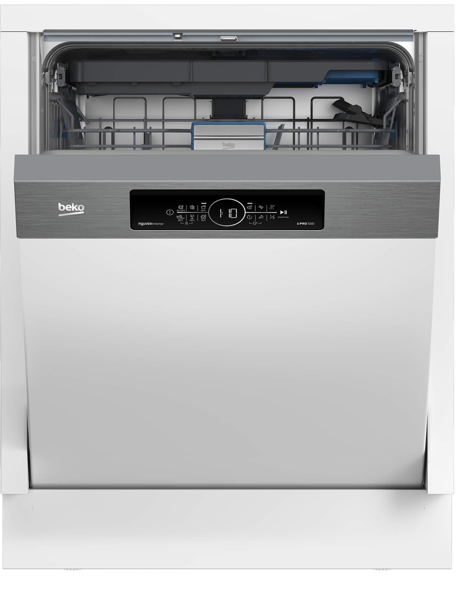 BEKO teilintegrierbarer Geschirrspüler »BDSN36550XP« 8,9 l 15 tlg. Maßgedecke