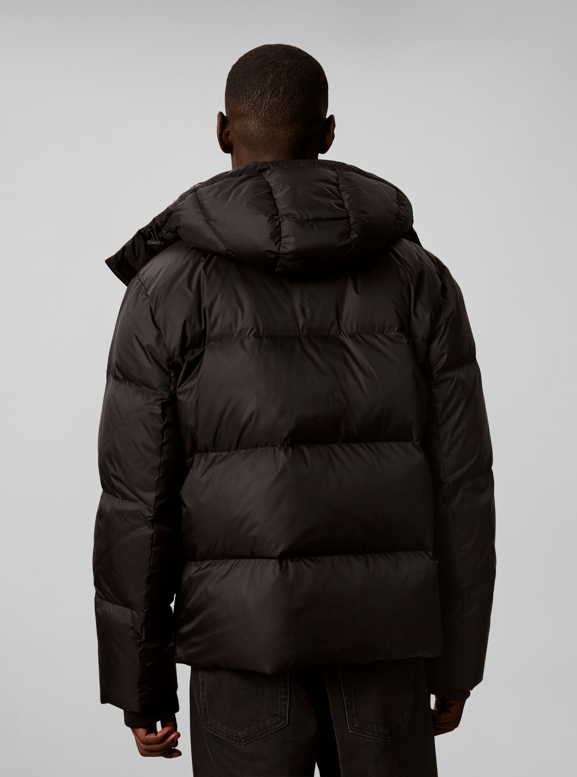 Calvin Klein Steppjacke »NYLON DETACHABLE HOOD DOWN« mit Kapuze Regular fit mit Kapuze