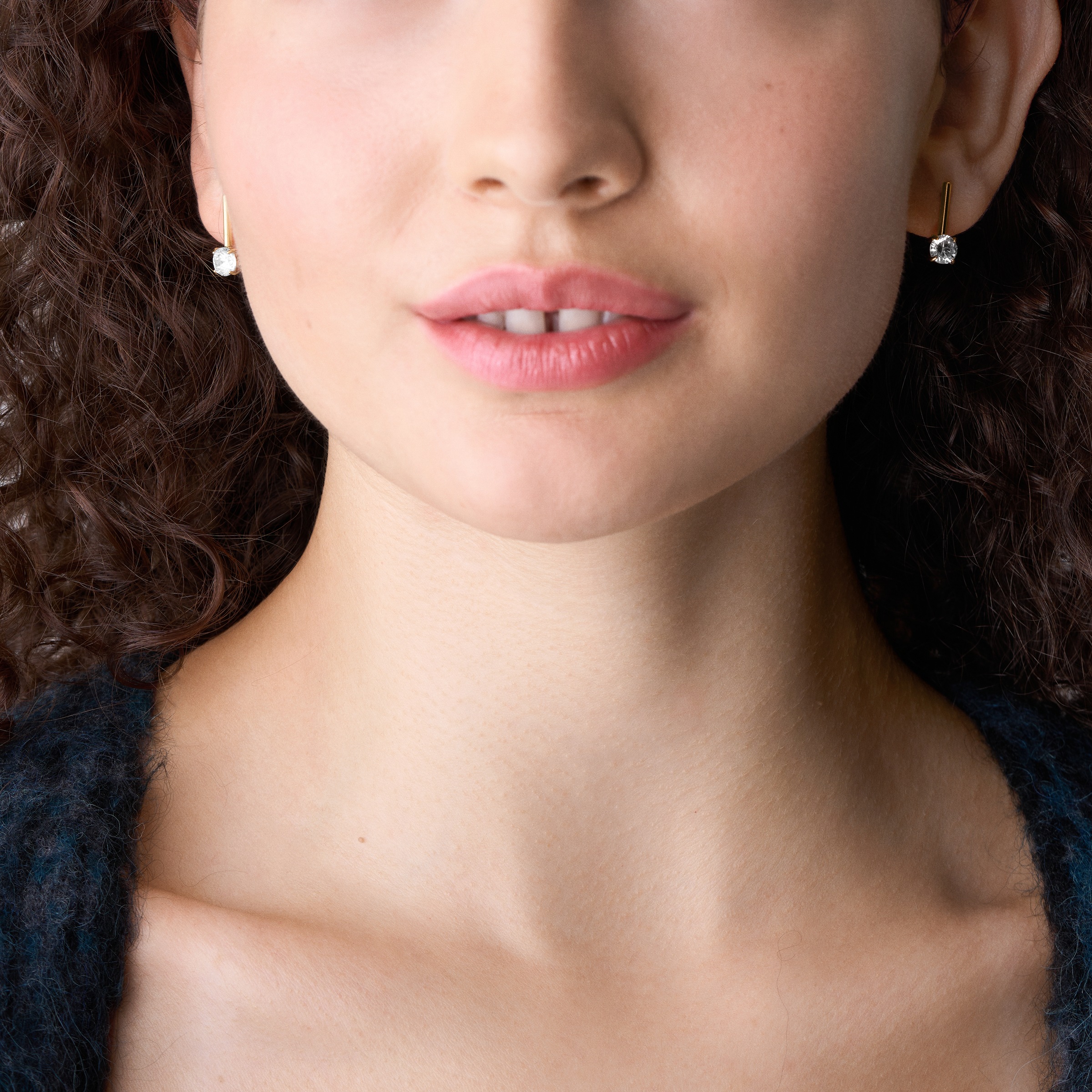 Fossil Paar Ohrhänger »Schmuck Geschenk Edelstahl Ohrringe ELLIS« mit Zirkonia (synth.)