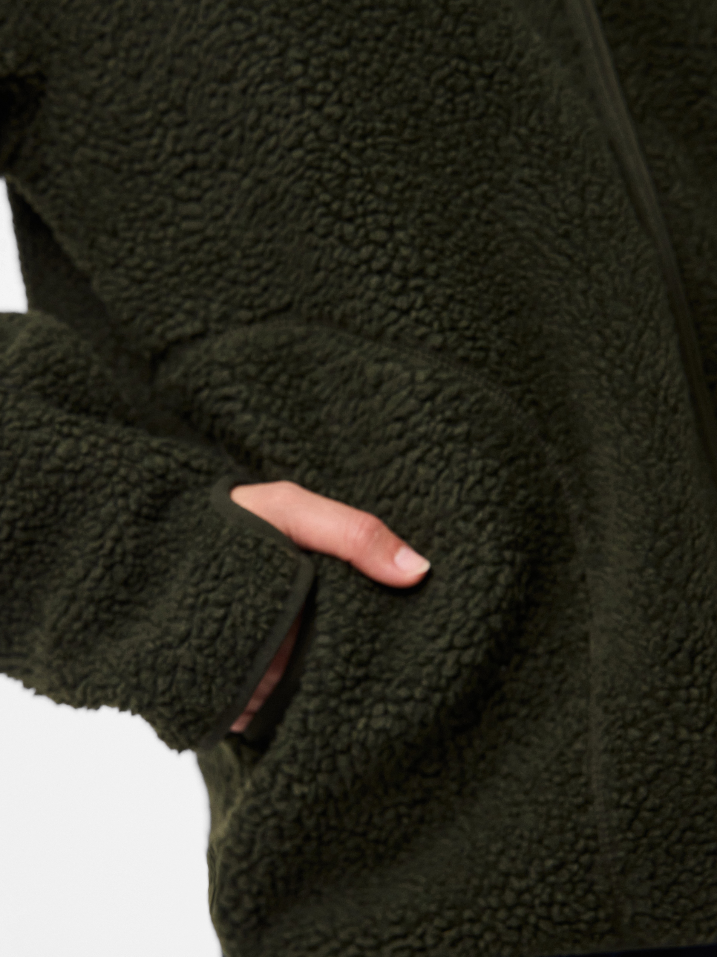 pieces Plüschjacke »PCSADIA LS TEDDY JACKET NOOS BC« Kunstfaser