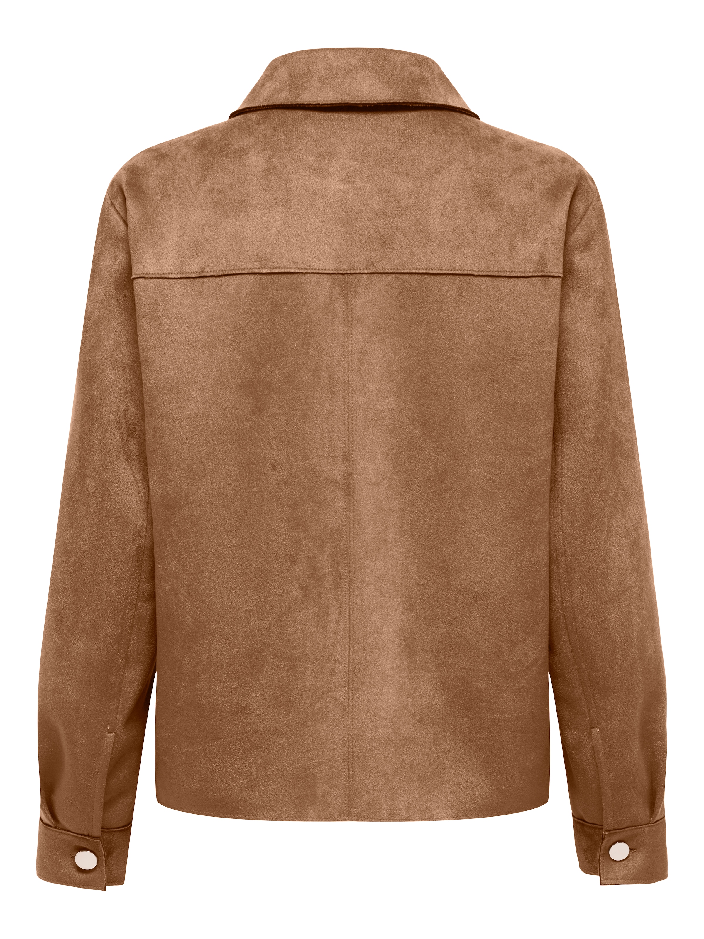 ONLY Hemdbluse »ONLMIRA L/S FAUX SUEDE SHIRT PNT« Materialmix, regular fit