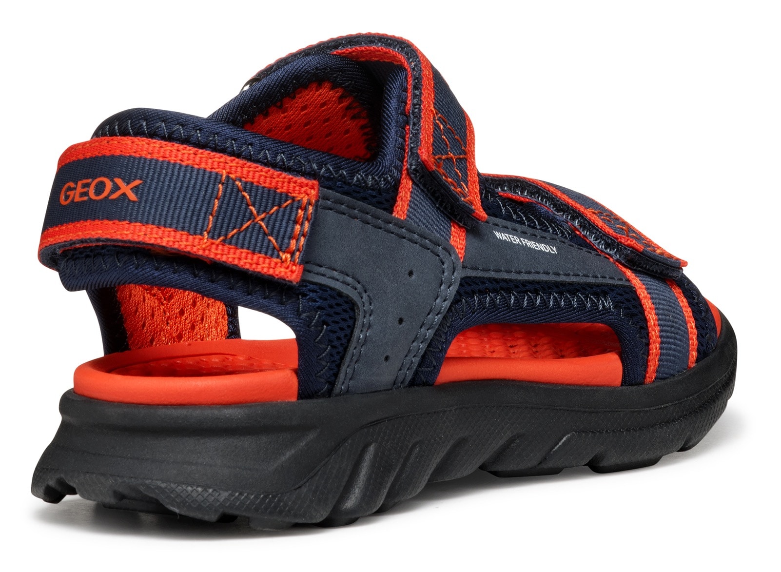 Geox Sandale »J SANDAL AIRADYUM BO«, Trekking Sandale, Sommerschuh, Klettschuh mit farbiger Innensohle