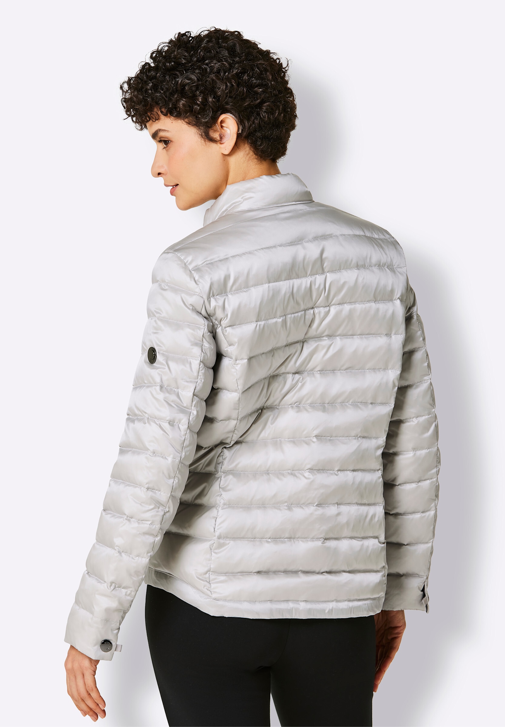 creation L Daunenjacke »Leicht-Daunen-Steppjacke Leichtdaunenjacke mit Pack-away-Beutel für unterwegs« ohne Kapuze