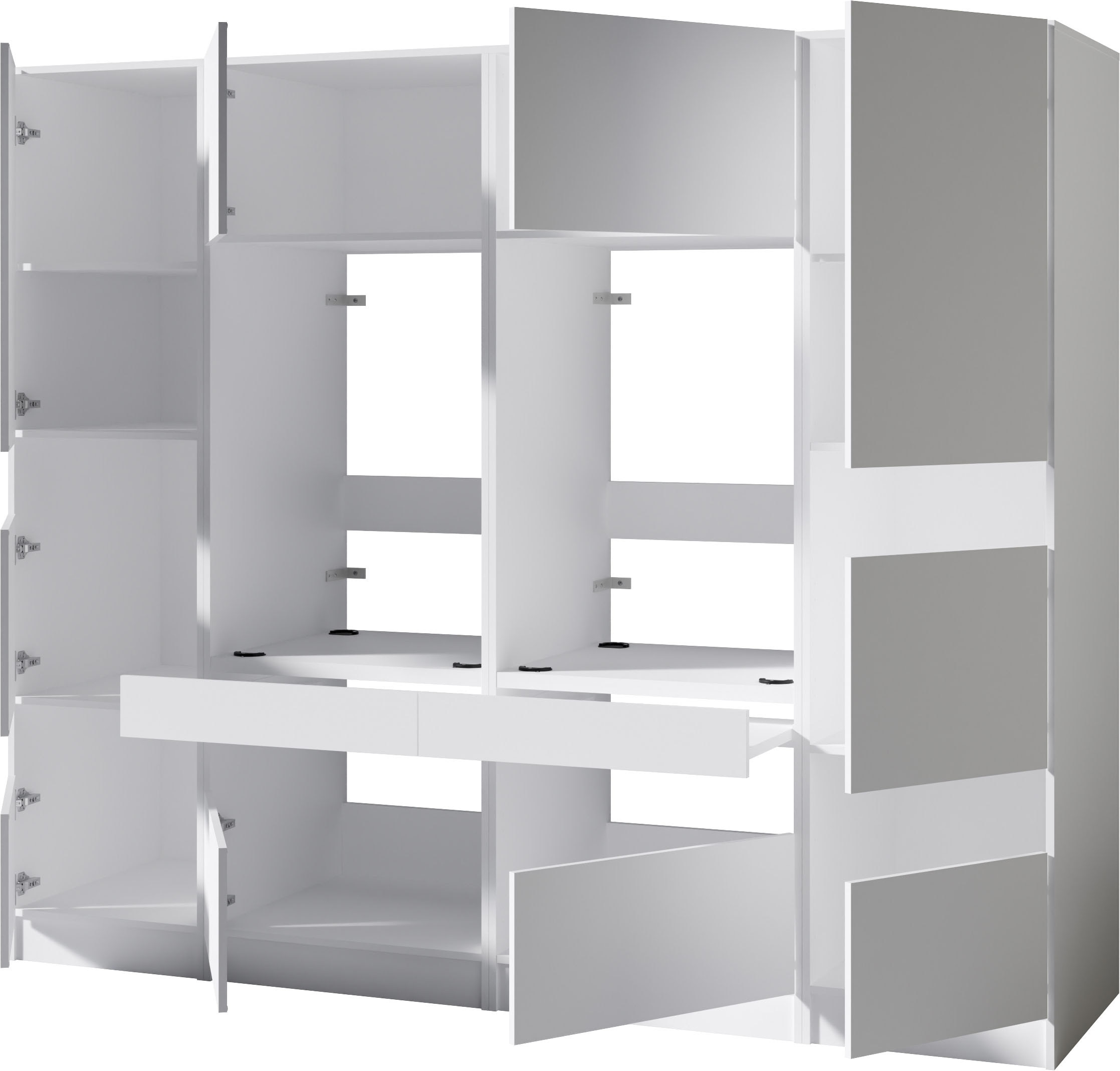 BASIC by Balculina Mehrzweckschrank-Set »Washhome B/T/H 236x68x200 cm« 4 Stk. tlg.
