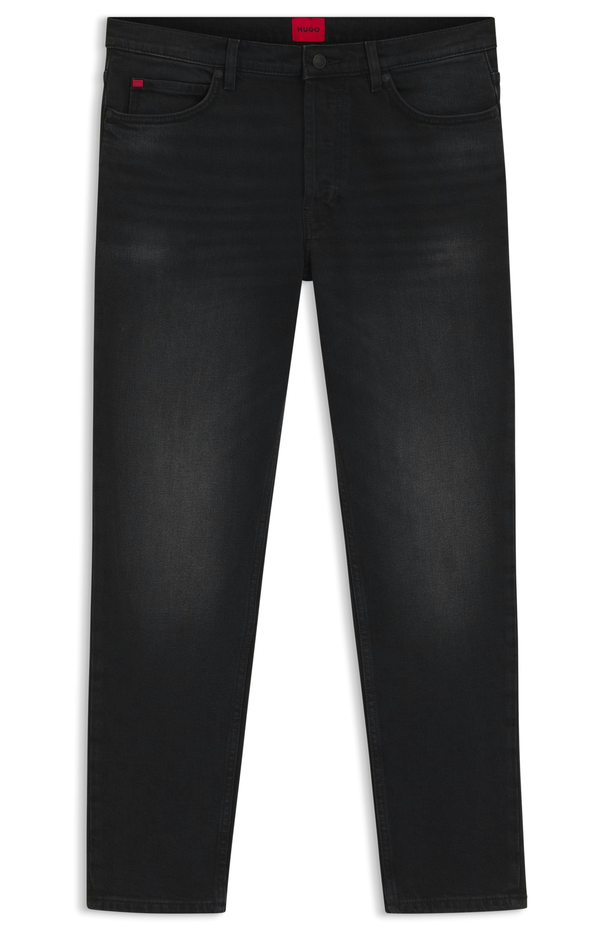 HUGO Tapered-fit-Jeans »HUGO 634« aus Stretch-Denim, mit Knopfleiste