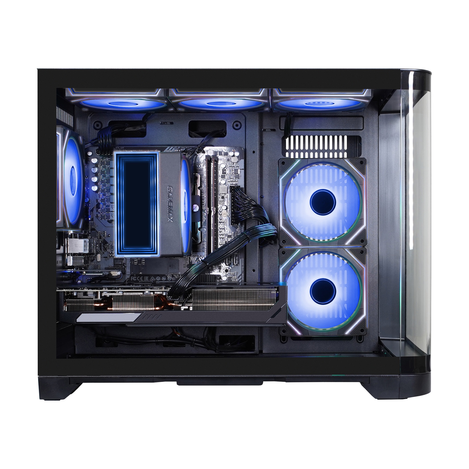 GAMEMAX Gaming-PC »HYPE-M BK 8013 AMD Ryzen 5 9600X 16GB DDR5 1TB SSD RX 9070« Windows 11, DDR5 RAM