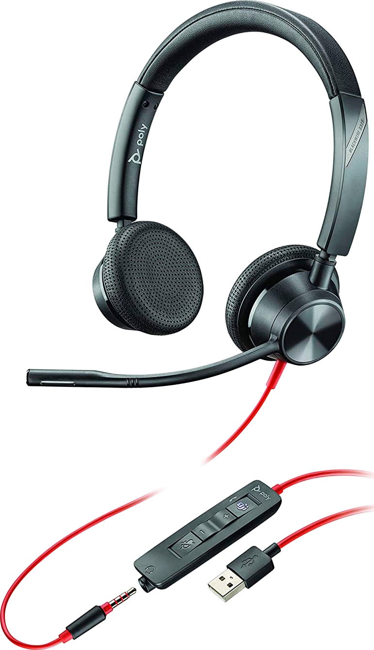 Poly Headset jetzt OTTO bei »Blackwire online 3325«, Noise-Cancelling