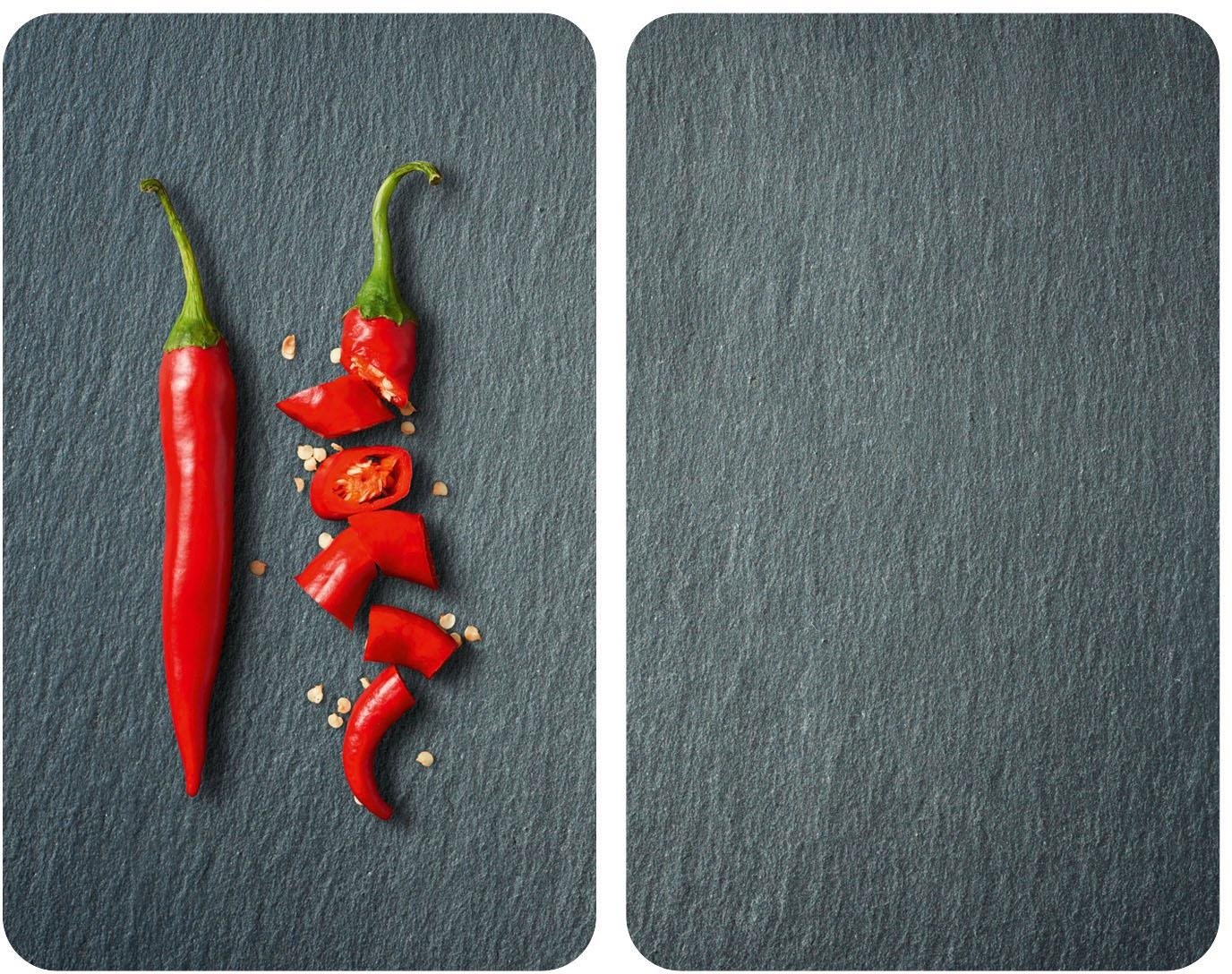 Herd-Abdeckplatte "Cayenne", Glas, (Set, 2-tlg.)