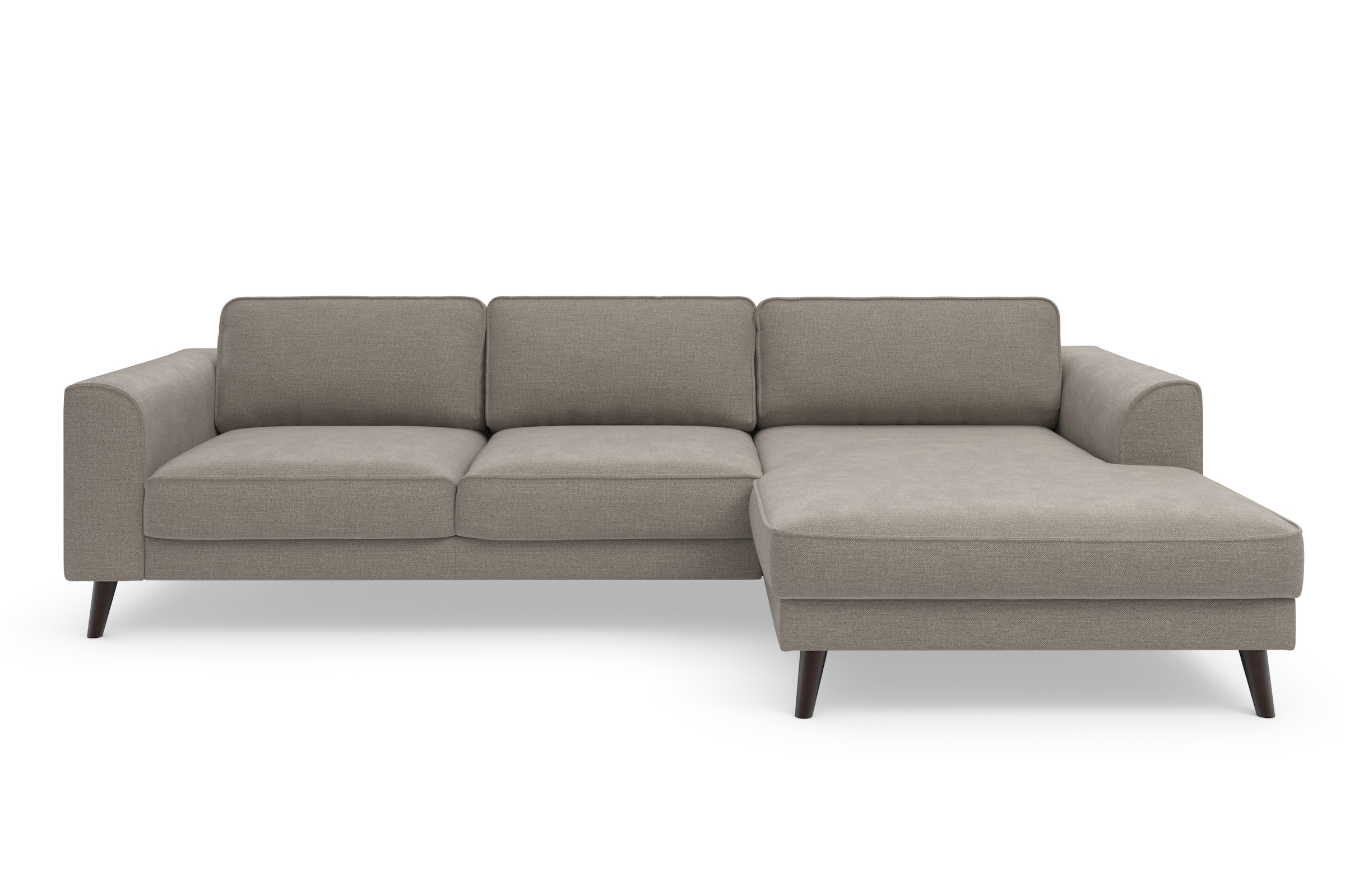 TRENDMANUFAKTUR Ecksofa »Lumber Jack, elegantes Designsofa, zeitlos modern, hoher Sitzkomfort«, wahlweise mit Bettfunktion u. Bettkasten, L-Form