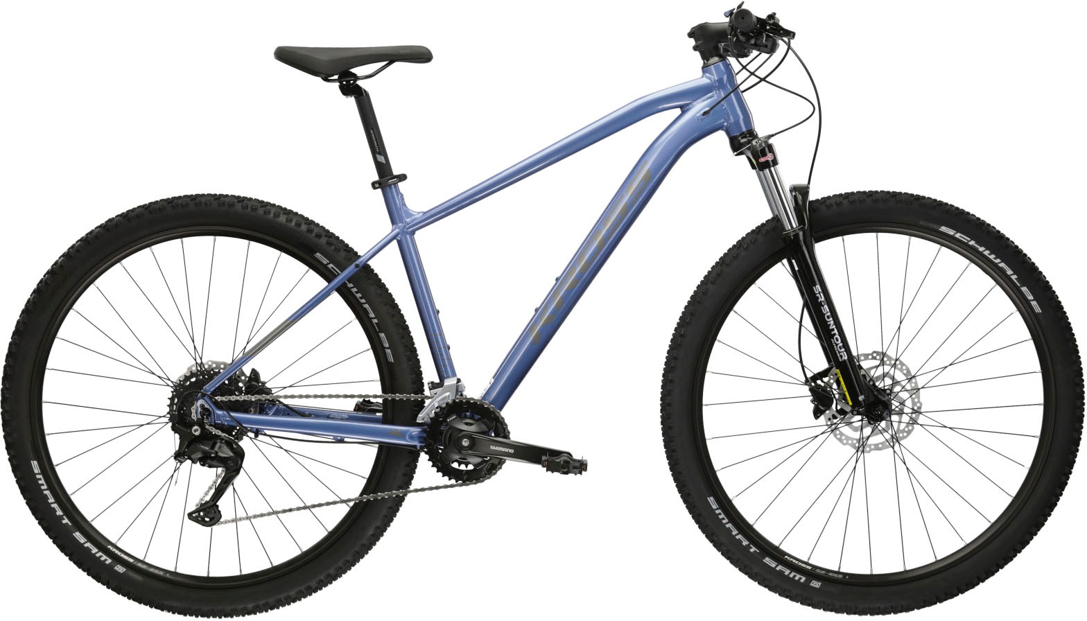 Kross Mountainbike »Hardtail Level 2.0« 16 Gang Shimano CUES U4000 Schaltwerk Kettenschaltung in blau, Größe 29 Zoll (73,66 cm) hinten: 29 Zoll...