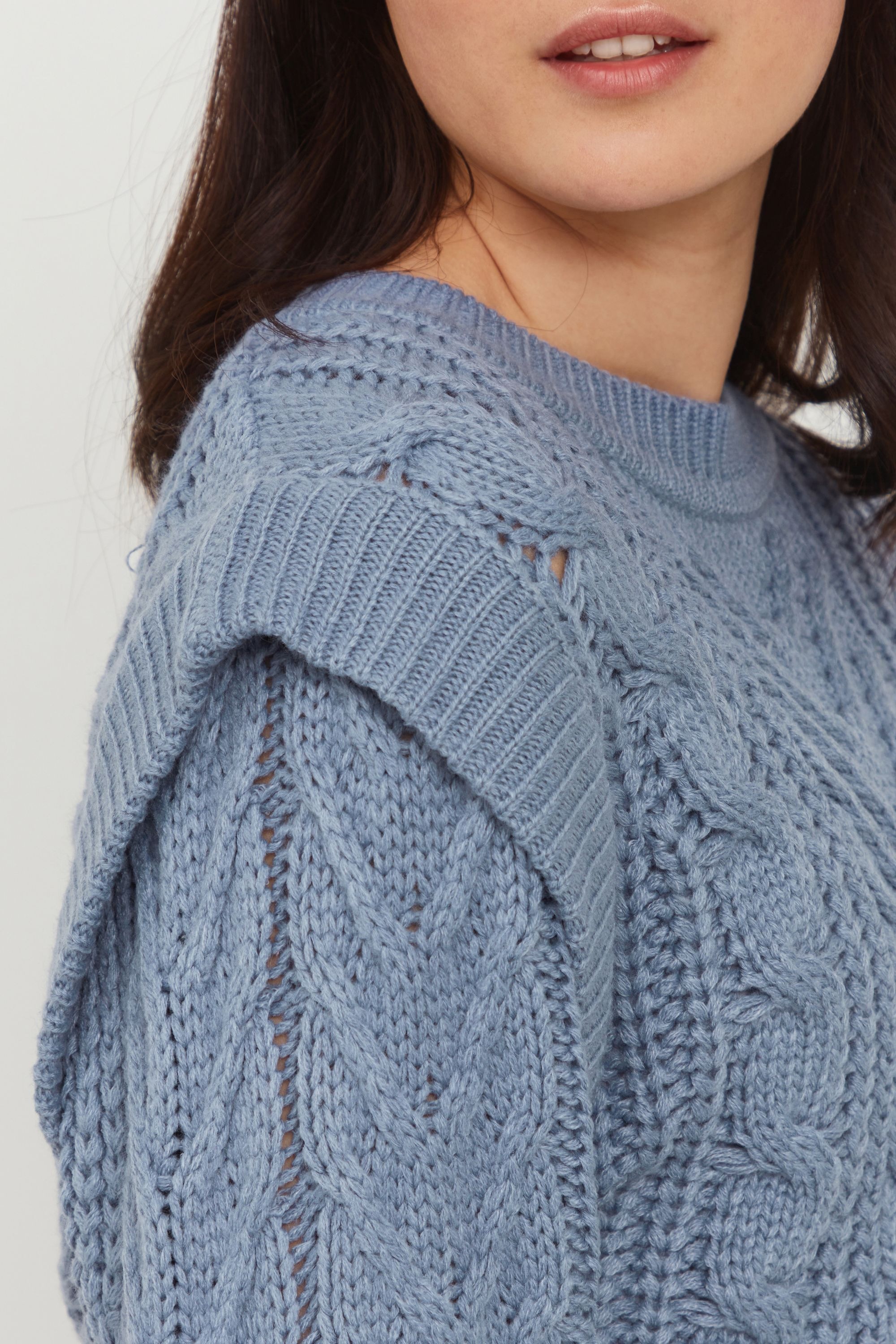 b.young Strickfleece-Pullover »Strickpullover BYOtinka«