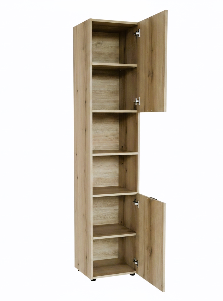 OTTO home Hochschrank »Baltrum« 4 Stk. tlg. Breite 40 cm dekorative Lamellenoptik