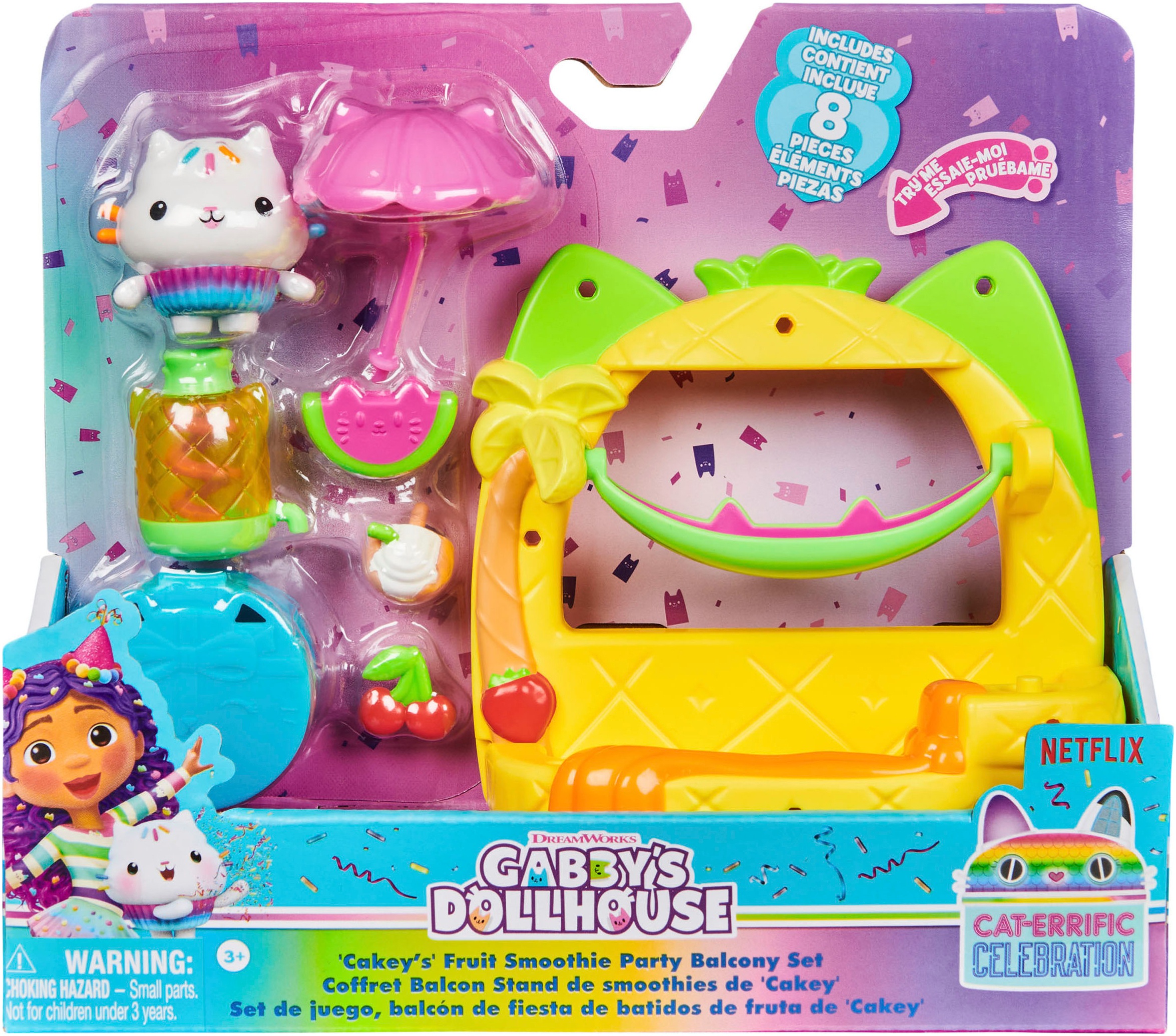 Spin Master Spielwelt »Gabby's Dollhouse – Balcony Decoration Pack - Cakey«