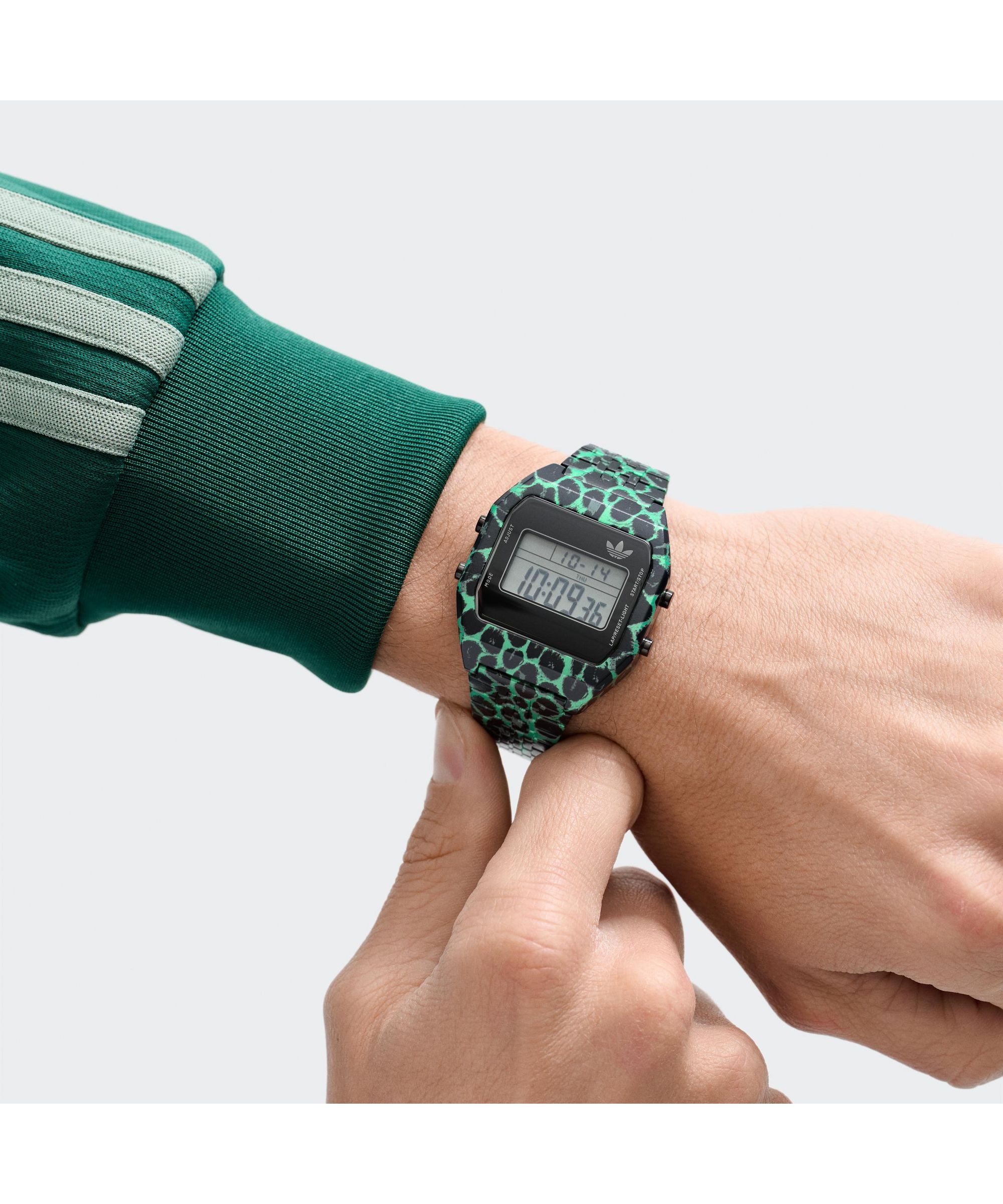 adidas Originals Digitaluhr »Digital Two« Quarzuhr, Armbanduhr, Damenuhr, Herrenuhr, Edelstahlarmband, digital
