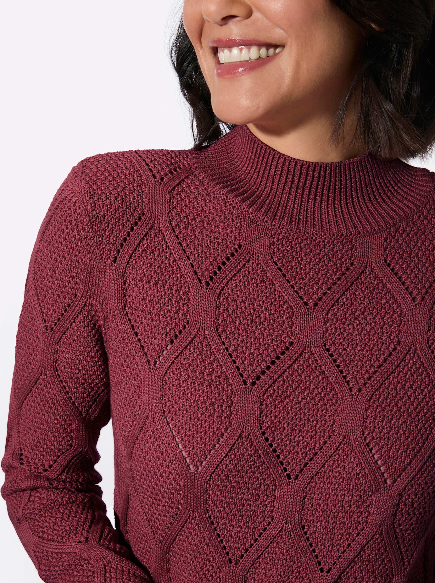 Casual Looks Stehkragenpullover »Stehkragen-Pullover«