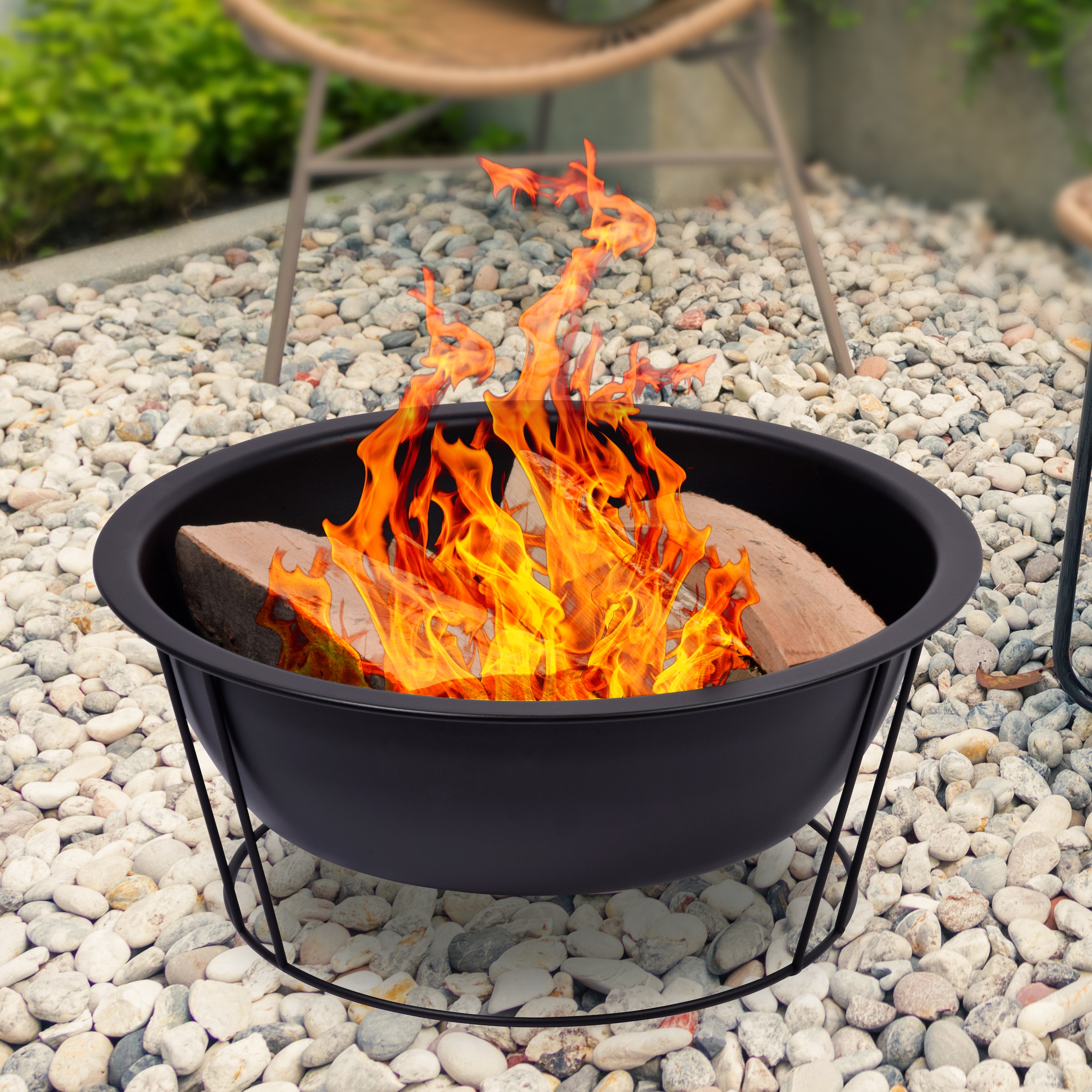 dobar Feuerkorb BxLxH: 52x52x23 cm
