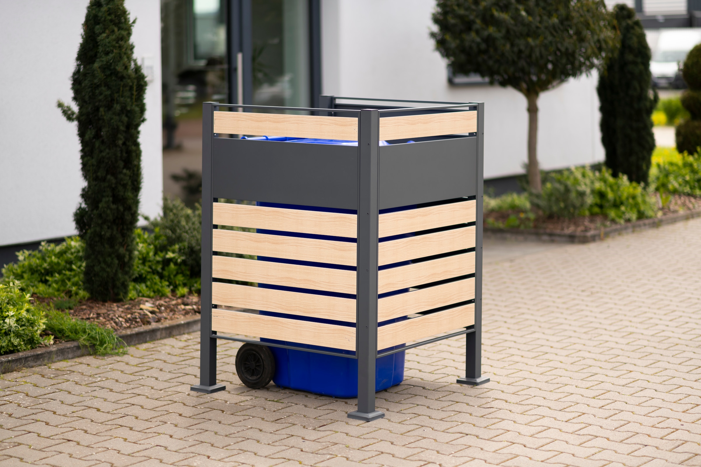 WESTMANN Mülltonnenbox »Planum«, Mülltonnenverkleidung & Sichtschutz