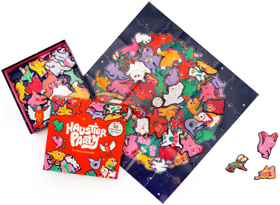 Laurence King Puzzle »Haustier-Party«