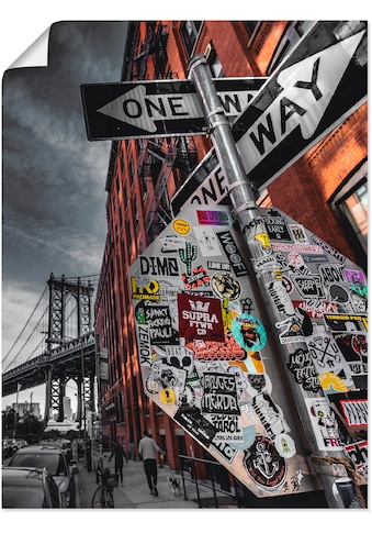 Wandbild »New York Street Fotografie«, Amerika, (1 St.)